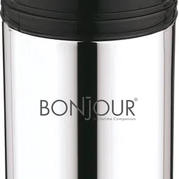 bonjour Eiffel Senior 4 | PUF Insulated Steel Tiffin | Easy to Carry | Office & Travel 4 Containers Lunch Box image 2