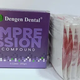 dengen dental Dental Impression Compound 5 Cakes 200gm-picture-19