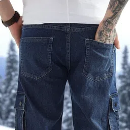 denim look Men Cargos image 4