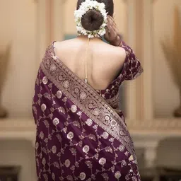 houseofcommon Woven Kanjivaram Pure Silk Saree image 2