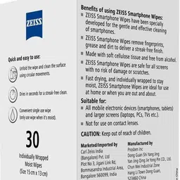 ZEISS SMARTPHONE WIPES for Mobiles, Computers, Laptops image 2