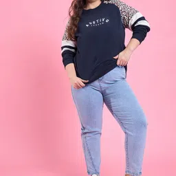 austivo Women Full Sleeve Printed Sweatshirt image 5