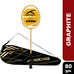 hundred Powertek 906 Yellow Strung Badminton Racquet-picture-25