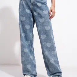 tokyo talkies Women Loose Fit Mid Rise Blue Jeans-picture-31