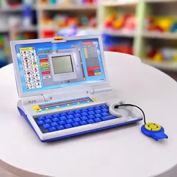 just97 Educational English Learner Laptop with Mouse for Kids 20 Activity Games Toy_21 image 1