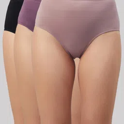 Pack of 3 Women Hipster Multicolor Panty-image-81