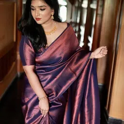 sareemall Woven Banarasi Silk Blend Saree-picture-28