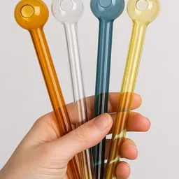 agnix Borosilicate Glass Outside Fitting Hookah Mouth Tip-picture-13