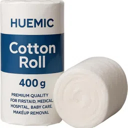 huemic Pure Absorbent Cotton Roll for Baby Care | Cosmetic & Skincare BH Gauze Medical Dressing image 4