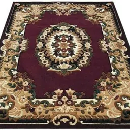 samjeeda handloom carpets Multicolor Silk Carpet image 3