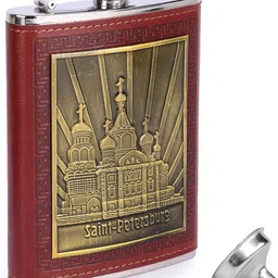 menzy Leather Wrap Liquor Flask Or Alcohol Drinks Holder Pocket Bottle With Funnel Set Stainless Steel Hip Flask-picture-23