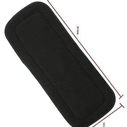salma's tinytots Washable Reusable Staydry Baby Bamboo Charcoal Inserts for Cloth Diapers 5 Layered image 2