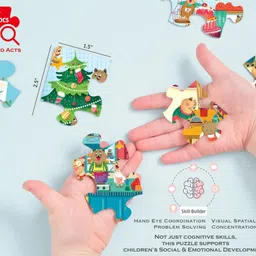 chalk and chuckles Makermax Cat 100 Piece Jigsaw Puzzle for Kids Ages 5-10 Years Kindness Activity image 5