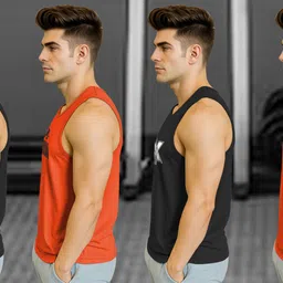 expert choice Pack of 4 Men Vest image 2