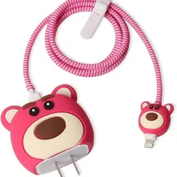 TECHGENIX Charger Case Compatible With - Iphone 18-20W Charger Adapter Case Cable Protector image 1