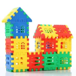 midzone Happy House Building Blocks, Learning/Educational Puzzle Toy,Best Gift for Kids image 2