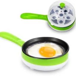 aksharkunj Frying Pan with Steam Egg streamer/ Boiler Electric Mini Non stick Frying Pan to boil eggs Egg Cooker image 4