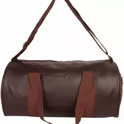 true indian 20 L Gym Duffel Bag - Sports Synthetic Leather Gym Bag with Shoulder Strap for Men and Women - Brown-picture-10