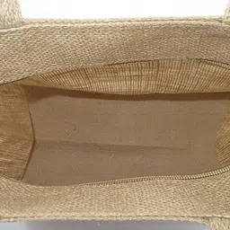 areca international Multipurpose Unisex Jute Lunch bag |Tiffin Bag |Tote Bag | Jute Bag Waterproof Lunch Bag image 3