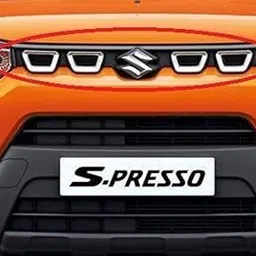 abb Chrome Plated Front Grill Rings - Set of 4 Pcs for S-presso1 Car Front Fancy Chrome Ring's for Maruti S-Presso (Set of 4 Pieces)1 Car Grill Cover-picture-13