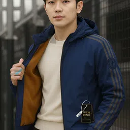 futse peno Men Solid Casual Jacket image 1