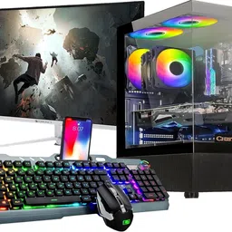 Groovi Gaming Computer 3.4GHZ Core i7 (7th Gen) (16 GB DDR4/2 TB/256 GB SSD/Windows 11 Home/4 GB/22 Inch Screen/GAMING KEYBOARD AND MOUSE/SPEAKER/4GB NVIDIA GRAPHIC CARD WITH SPEAKER) with MS Office-picture-38
