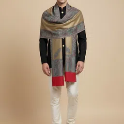 MUFFLY Wool Paisley Men Shawl image 2