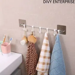 kraze stick.1771 Chrome, White Towel Holder image 2