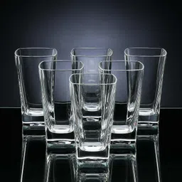 shopguru india (Pack of 6) Plaza4M Glass Set Water/Juice Glass-picture-27