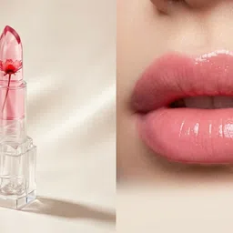 bigbalist Jelly Lip Balm with Real Flower | Moisturizing Lipstick image 1
