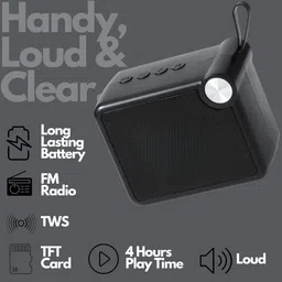 FRONY M406 (PORTABLE SMART DESKTOP SPEAKER) With Crystal Sound & Deep Bass SoundY363 5 W Bluetooth Laptop/Desktop Speaker image 5