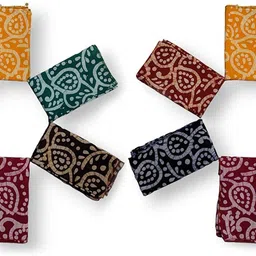 RRCART 100% Pure Cotton Batik Printed Large Size ["Multycolour"] Handkerchief-picture-27