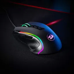 REDRAGON Predator Wired Optical Gaming Mouse with Customizable Buttons (4000 DPI, Ergonomic Design, Black) image 4