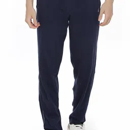 barry and clark Men Solid Dark Blue Track Pants image 1