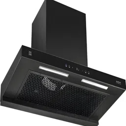 hindware DARCIA BLDC 90CM 1500CMH; ENERGY EFFICENT MOTOR WITH MOTION SENSOR (YEAR 2025) Auto Clean Wall Mounted BLACK 1500 CMH Chimney image 5