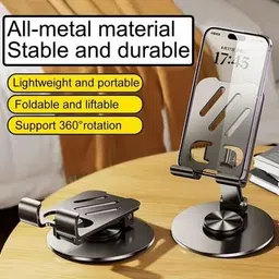 SHOP EXCITING Best Tabletop Angle Height Adjustment, Universal Desk Stand for Android Mobile Holder image 2