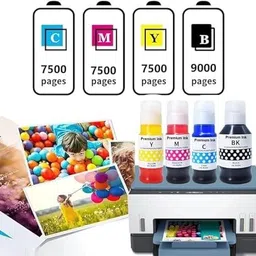 Gedi GI71 Refill Ink for Canon G1020 G1737 G2020 G2021 G2060 G3770 G4770 Printer Black + Tri Color Combo Pack Ink Bottle image 3