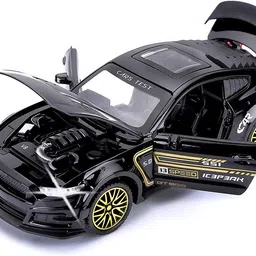 darvice Die Cast Metal 132 GT Mustang LP770 Toy Car For Kid Light Music Diecast Car-picture-14
