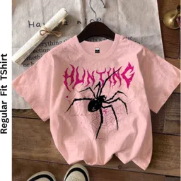tee culture store Women Graphic Print Round Neck Pure Cotton Pink T-Shirt-picture-16