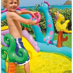 mahostav INTEX POOL Inflatable Swimming Pool (Multicolor) Inflatable Swimming Pool image 2