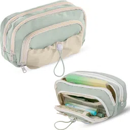 jp enterprise Pencil Case Stationery Items for Girls and Boys, Pencil Pouch for School College Cute Art Polyester Pencil Box image 5