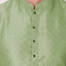 koshin Men Art Silk Kurta Pyjama Set image 4