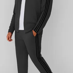 zamviya Self Design Men Track Suit image 1