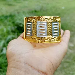 balaji gold Copper Gold-plated Bangle Set image 2