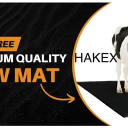 hakex COW MAT_Waterproof_Rubber (Mat 8*5 Feet) BPA Free For Horse, Cow, Dog, Hamster, Guinea Pig, Miniature Pig Pet Mat-picture-31