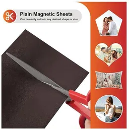 navadey A4 Magnetic Sheet 1mm Multipurpose Office Magnets, Magnetic Paper Holder, Kitchen Organiser Magnet Pack of 1 image 4