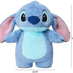 feemie New Stitch Soft teddy toy Hot Water Bag Plush Toy With Heating bag, cramp relief - 30 cm image 2