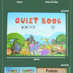kidster Quiet Book for Kids – Vehicles | Velcro Book, Learning toy for Toddlers (18mos+) image 4