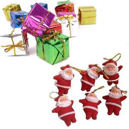 mitsy Christmas Tree Decoration Pack of 50 Hanging Ornaments Pack of 50 image 4