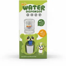 funbazaar Cute Green Dog Shape Mini Water Dispenser Toy for Kids. image 2